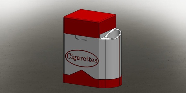cigar holder 20 c lighter cigarrera maker cigarette case tobacco smoking smoke weed portable filter 3d print model - Mito3D
