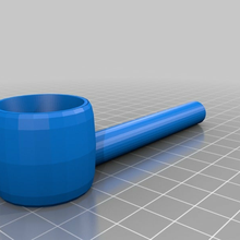cigarro tubo burbuja soplador 3d_printing 3d print model - Mito3D
