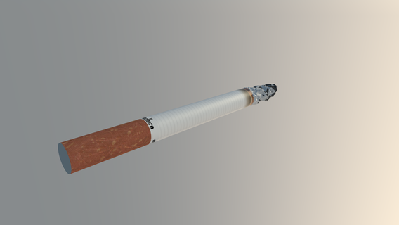 cigarette 3d print model - Mito3D