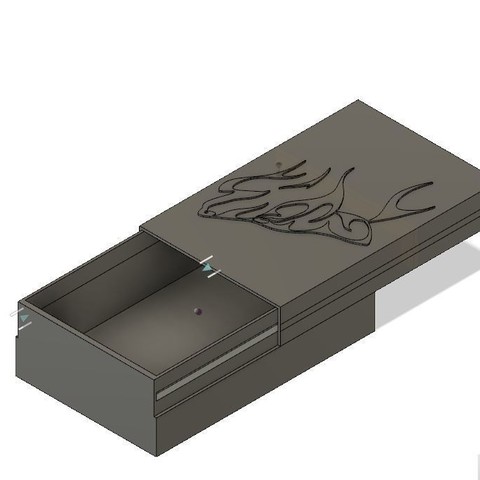 cigarette box gadget cigarette, 3D print model - Mito3D