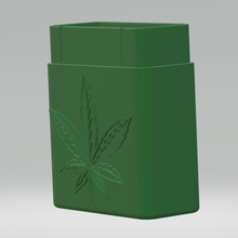 cigarrillo caja canabis hoja 20 pcs artilugio hierba marihuana sigaret tabaco fumar 3d print model - Mito3D