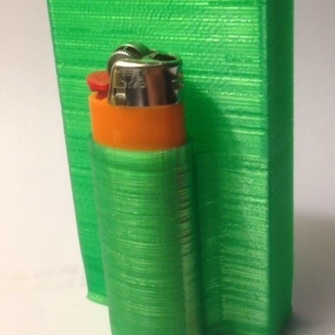 sigaretta caso accendino bic pocket vari pacchetto di sigarette più leggero titolare comune casella fag giunti 3D print model - Mito3D