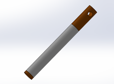cigarette key ring 3d print model - Mito3D