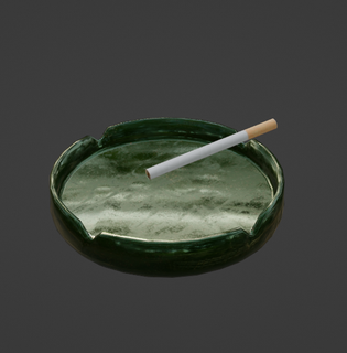 cigarrillo metido fósforo 3d print model - Mito3D