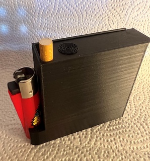 cigarettes box clipper holder lieghter 3d print model - Mito3D