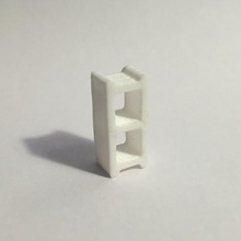 cinderblock art brick necklace keychain modern 3d print model - Mito3D