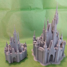 cinderella's castle disney world architecture buildings structures 3d print model - Mito3D