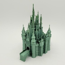 cinderella castle architecture art building craft replica landmark collection 3d print model - Mito3D