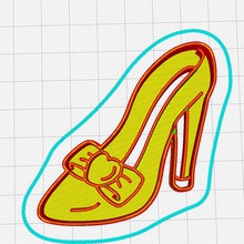 cinderella kurabiye kalıbı aracı sindirellalar sinderella ayakkabı 3d print model - Mito3D