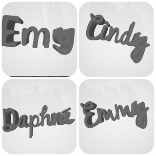 cindy daphn emmy emy cindy daphne emmy emy  3d print model - Mito3D