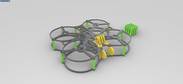 ciné cri drone fpv courses 3d print model - Mito3D