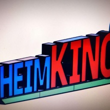 cinema logo hung wall simply stand up l850mm h160mm watch video https youtube kcspesgx7-c visit druckw3dde theater 3d print model - Mito3D