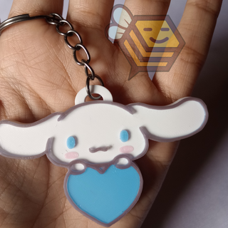 cinnamoroll chave correntes 3d print model - Mito3D