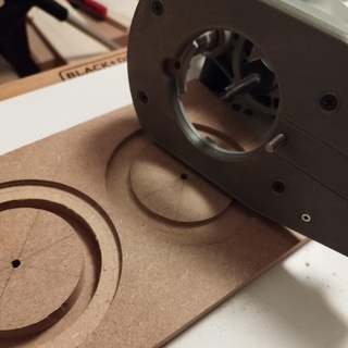 circle cutting jig dalma temel Katsu yönlendiriciler 3d print model - Mito3D