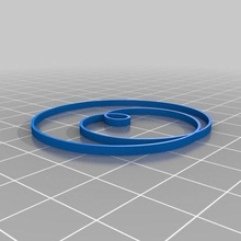 círculo 4 arte personalizado matemática 3d print model - Mito3D