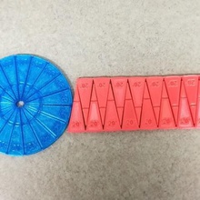 de círculo da área fórmula tpu flexível filamentos pi a arte matemática 28mm 3d print model - Mito3D