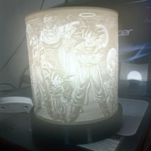 Kreis Drachen Ball Lampe 3d print model - Mito3D