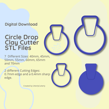 cerchio far cadere argilla taglierina arco stl digitale file download 7 dimensioni 2 versioni 3d print model - Mito3D