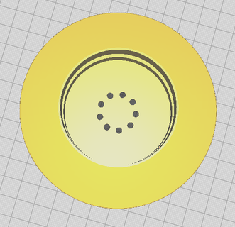 círculo Panela vaso impresso simples 3d print model - Mito3D