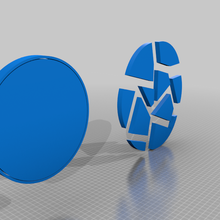 cercle puzzle 3d print model - Mito3D