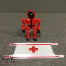 cercle soldat calamar Jeu jouet 6 tendeur articulé enfant 3d print model - Mito3D