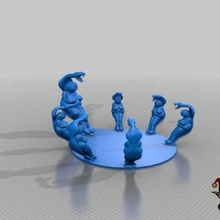 circle venus art sculptures 3d print model - Mito3D