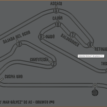 circuit 6 piste course oscar Juan galvez gadget 3d print model - Mito3D