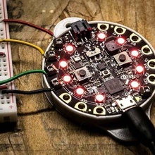 circuit playground screw terminal arduino printed board electronics 3d print model - Mito3D