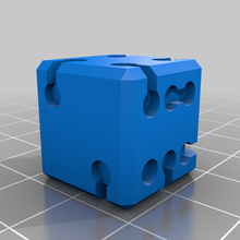 circuit sided dice d6 die dnd games 3d print model - Mito3D