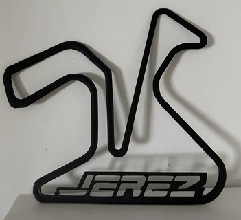 circuito motos jerez circuit motorcycle gp sherry 3d print model - Mito3D