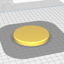 circulaire base figurine soutien cercle 3d print model - Mito3D