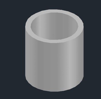 kreisförmig Beton Tasse Silizium Schimmel Silikon Kerze 3d print model - Mito3D