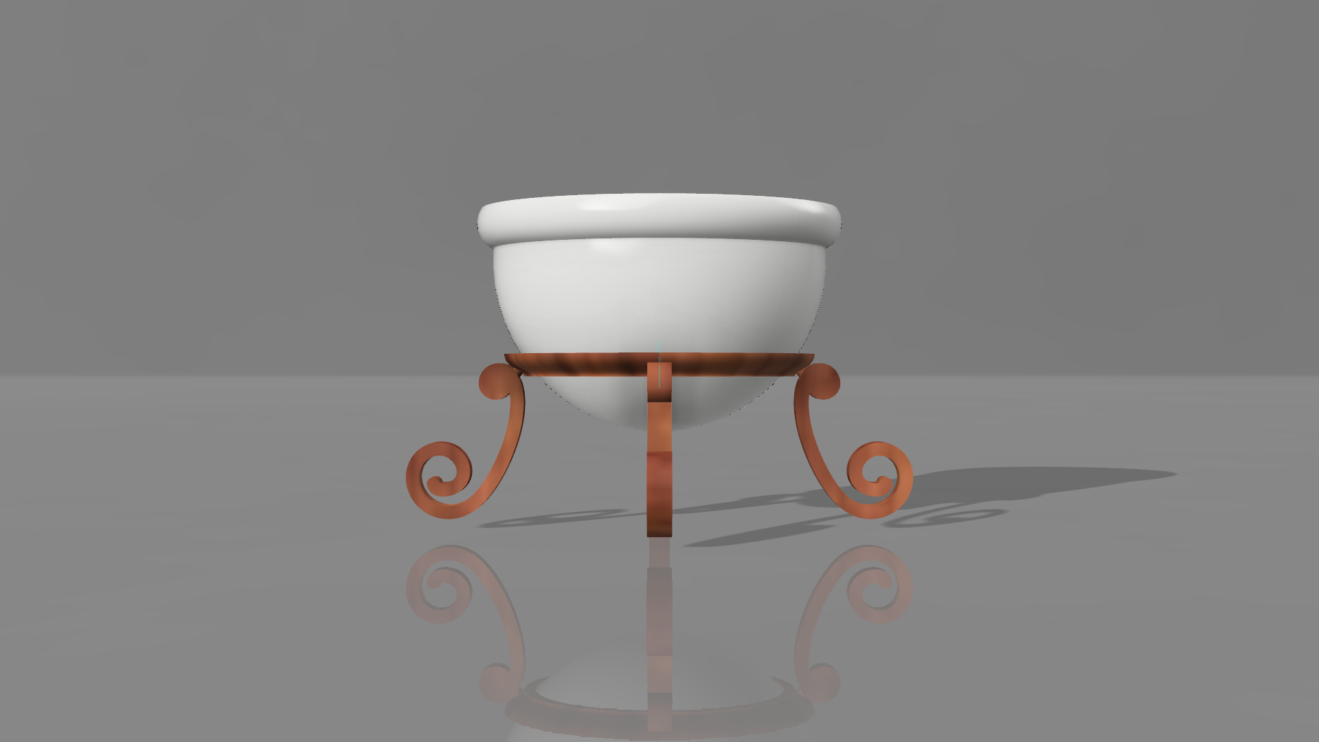 circular four-pots pots potsprint3d plants pots3d 3D print model - Mito3D