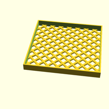 circular mesh plate 1 organization 3d print model - Mito3D