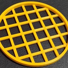 circular mesh plate organization 3d print model - Mito3D
