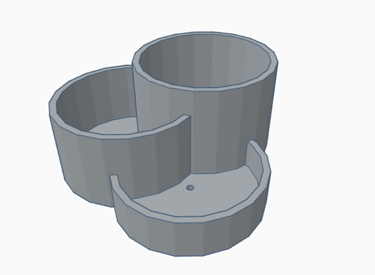 circular plantador ferramentas vaso flores camadas circula 3d print model - Mito3D