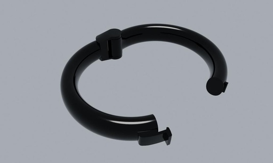 kreisförmig Abdichtung Clip drucken Ort Kreis Clip runden Clip Abdichtung Clip Werkzeuge DIY Hersteller 3d print model - Mito3D