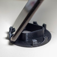 circular universal teléfono tableta estante soporte 3d print model - Mito3D