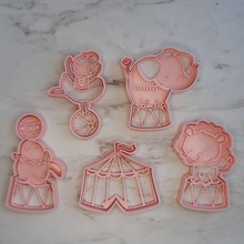 circus theme cookie cutters cutter pastry bakery 3d print model - Mito3D