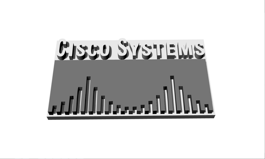 Cisco logo ikon 3d print model - Mito3D