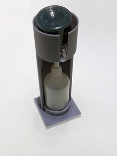 citadel pot dropper bottle 30ml transfer stand holder 3d print model - Mito3D
