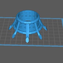 citadel pot holder steady fit colour shade model paint pots 3d print model - Mito3D