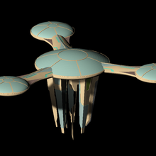 citadelle ricks escaladé 200 architecture fiction morty meule Rickandmorty échelle modèle sci science scifi 3d print model - Mito3D