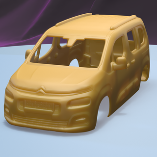citroen berlingo 2019 1 24 printable car body 3d print model - Mito3D