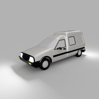Citroen c15 Wagen 3d print model - Mito3D