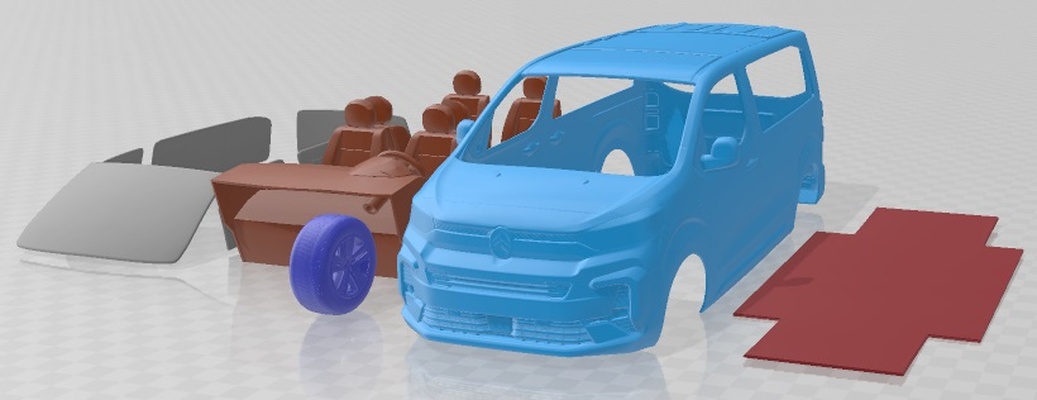 citroen spazio tourer xs 2024 stampabile furgone gioco fessura scalextric tamiya rc miniz passatempo micro pressofuso 3d print model - Mito3D