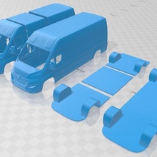 Citroen süveter panel kamyonet 2015 yazdırılabilir yuva ölçülü Tamiya rc miniz radyo kontrol hobi 1 24 28 32 18 tarayıcı sürüklenme 3d print model - Mito3D