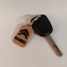 citroen key ring keys cover decorate car 3d print model - Mito3D