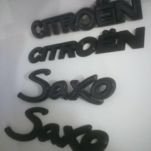 citroen saxo sigle acrónimo saxofón logo coche vehiculo 3d impresión monograma 3d print model - Mito3D