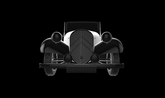 citroen tracción vanguardista legere cabriolé 11cv 1939 auto coche vehiculo coches 3d print model - Mito3D
